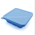 Custom silicone ice cube mold with lids